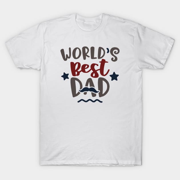 World's Best Dad T-Shirt by ameristar